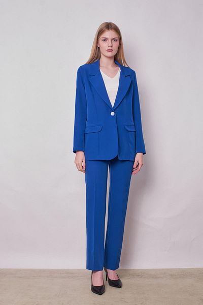 Jument Jachetă de damă, cu guler, cu clapetă, cu mânecă lungă, din țesătură lycra ușoară, supradimensionată (Pantaloni Jument 40075)-
