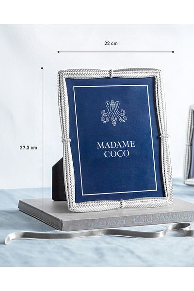 Madame Coco Photo Frame - Silver