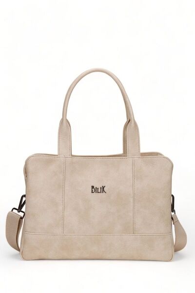 Bilik Deri Bej Kadın Omuz Çantası DLR 122