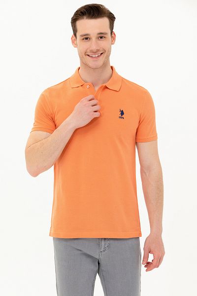 U.S. Polo Assn. Men's Tile Basic Polo Collar T-Shirt 50263238 -Vr031