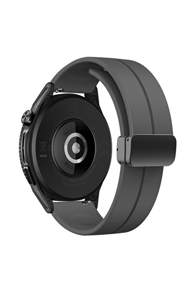 NovStrap Huawei Watch Gt6/Gt5/Gt4/Gt3/Gt2 46mm Pro/Se ile Uyumlu Kordon Silik...