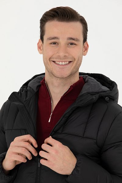 U.S. Polo Assn. Men's Black Coat 50270093 -Vr046