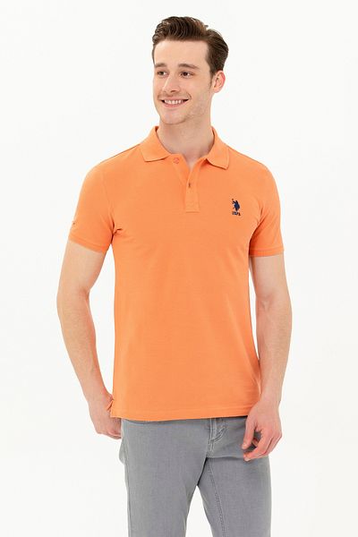 U.S. Polo Assn. Men's Tile Basic Polo Collar T-Shirt 50263238 -Vr031