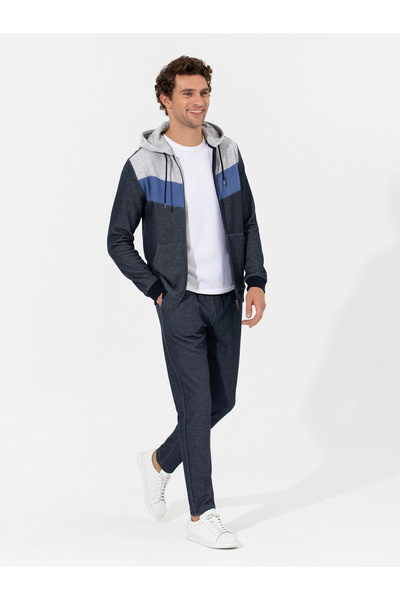 Cacharel Navy Blue Jogger Fit Sweatpants 50259589-Vr033