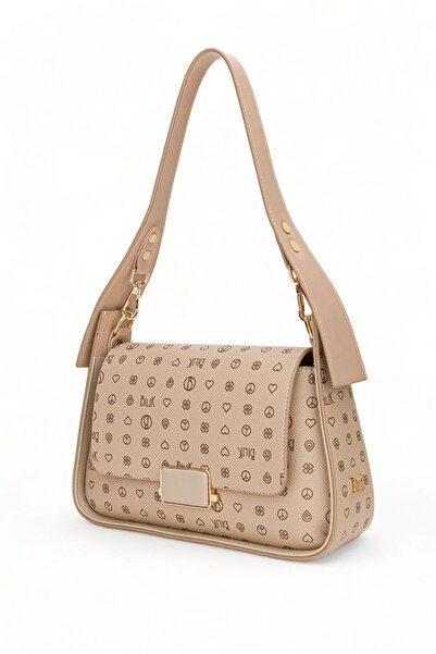 Bilik Deri Монограма Відкрита Візон Жіноча Сумка через Плече RİV 122-MN