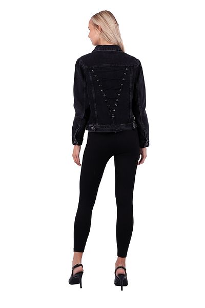 LONCA Collared Classic Short Denim Jacket