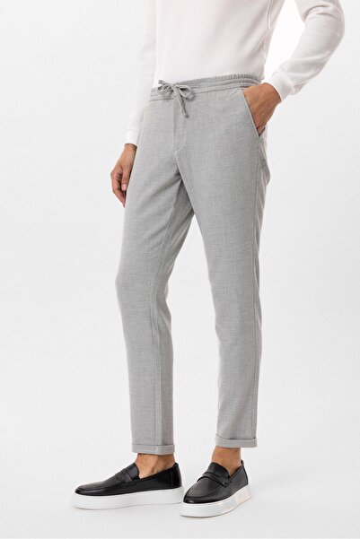 SÜVARİ Slim Kalıp Armürlü Jogger Pantolon