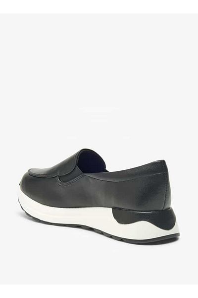 Flora Bella by Shoexpress Flora Bella Solid Slip-On Loafers with Platform Heels