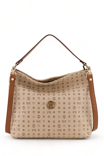 Bilik Deri Монограма Відкрита Візон-Таба Жіноча Сумка через Плече NV 1003-MN