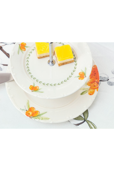 Madame Coco İğde Desenli 2 Katlı Kek Standı