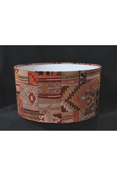 TEKAY AYDINLATMA Lambader şapkası büyük abajur şapkası 40 çap kaliteli kumaş başlık