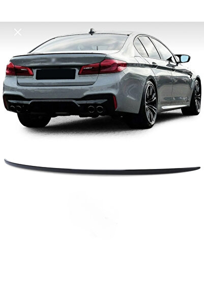 Harphour Bmw G30 (2018-2020) Uyumlu M3 İnce Spoiler İthal Pianoblack Boyalı S...
