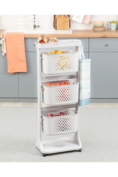 Madame Coco Stains 3 Katlı Organizer Raf