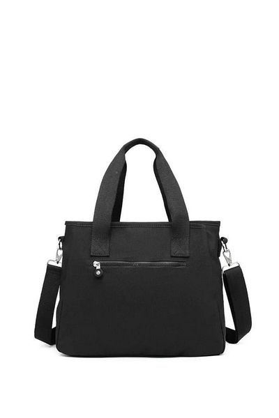 SMART BAGS Geantă de umăr damă Crinkle Black Fabric Smb3110