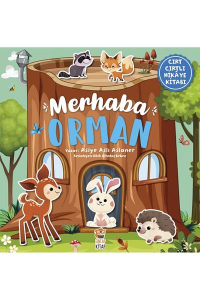 Karma Kitaplar Hello Forest - Velcro Story Book (with Protection Bag)