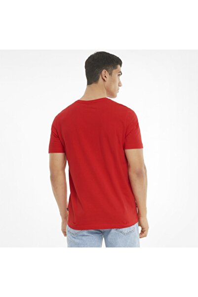 Puma Ess Logo Men's Red T-Shirt 58666611