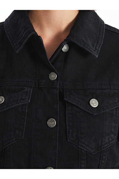 LC Waikiki Lw - Gömlek Yaka Kadın Jean Ceket