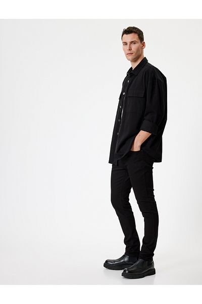 Koton Standardní džíny úzkého střihu do pasu - Michael Jean