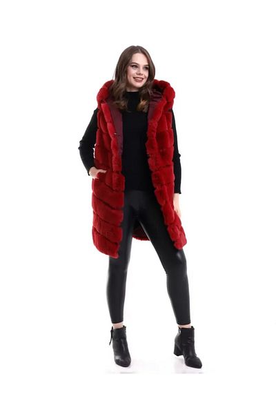 leyla sanat sanata yeni bir bakış açısı Leyla Art a New Perspective on Art Reks Hoodie Vest - Red