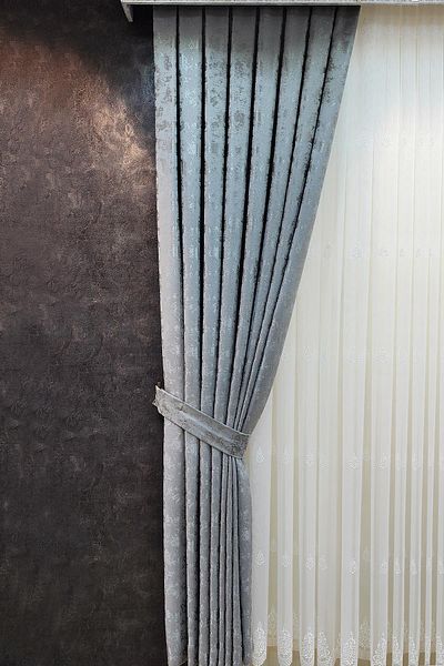 lissehome Everest Background Curtain Light Gray Color