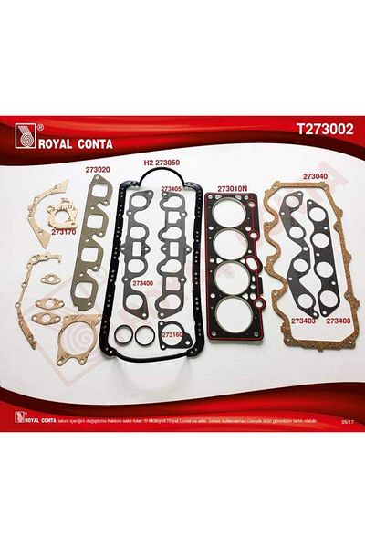 Royal Gasket Escort CL 1.3-1.6 Set