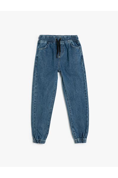 Koton Βαμβακερό παντελόνι Jogger για αγόρι