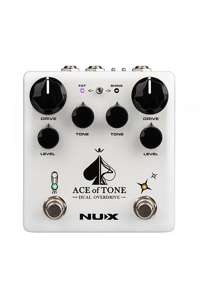 Nux دواسة Ace Of Tone المزدوجة