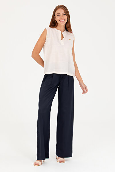 U.S. Polo Assn. السراويل النسائية الزرقاء البحرية 50263385 -VR033