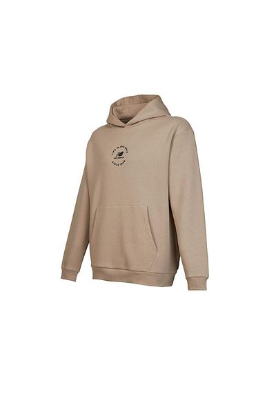 New Balance Φούτερ Lifestyle Unisex Beige Unh3347-trd