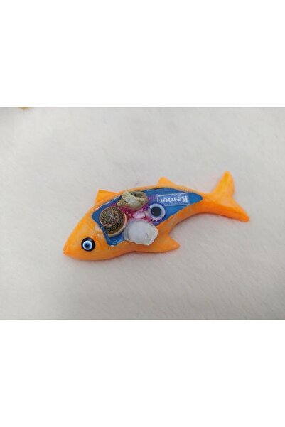 Hd Marketim Balık Görünümlü Magnet Turuncu Mıknatıslı Deniz Kabuklu Kemer Yaz...