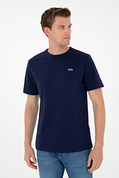 U.S. Polo Assn. Ανδρικό μπλουζάκι Navy Blue Basic - 50284640 -VR033