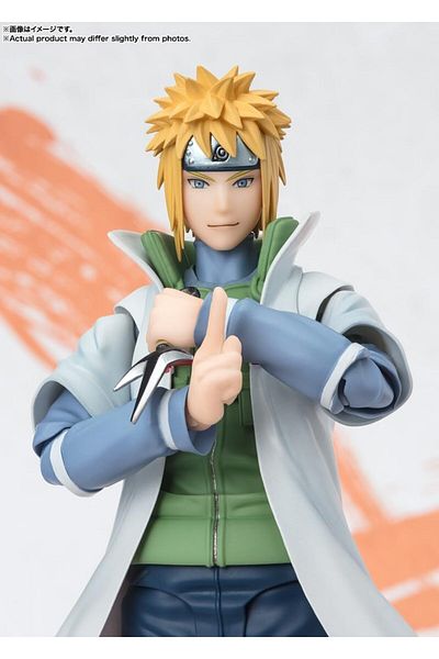 BANDAI Tamashii Nations - Naruto - S.H.Figuarts - Minato Namikaze Naruto P99 Edition Figure