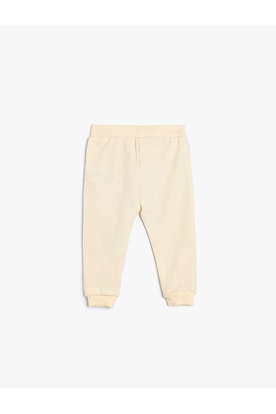 Koton Cotton Jogger Sweatpants - Tie Waist