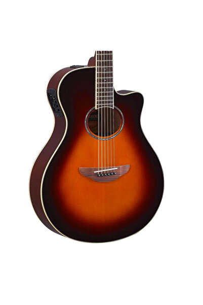 Yamaha APX600 Thin-Line Cutaway Elektro Akustik Gitar (Old Violin Sunburst)