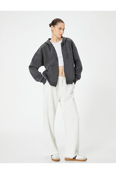 Koton Oversize mikina Kangaroo Pocket s kapucí