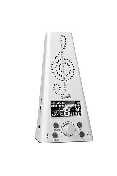 Cherub Wmt-230-Wh White Digital Metronome-Tuner