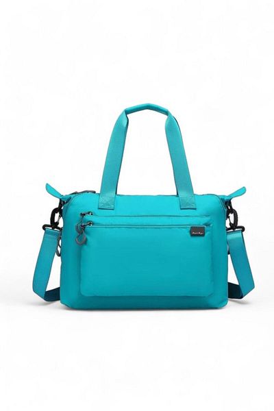 SMART BAGS Geantă de umăr pentru femei turcoaz ultra ușoară Smb-3139
