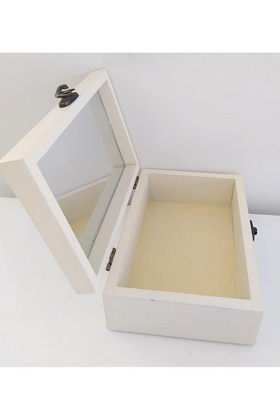 Hd Marketim Wooden Decorative Mirrored Jewelry Jewelry Accessory Box 8985