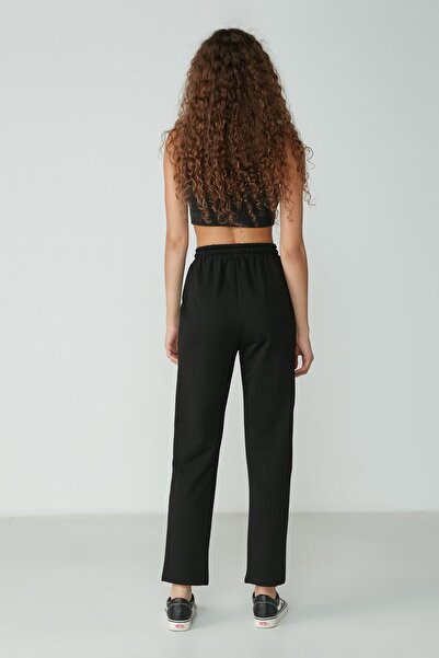 C&City Tepláky s rovnými nohama 733 Black