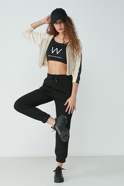 C&City Basic Jogger Sweatpants 902 Μαύρο