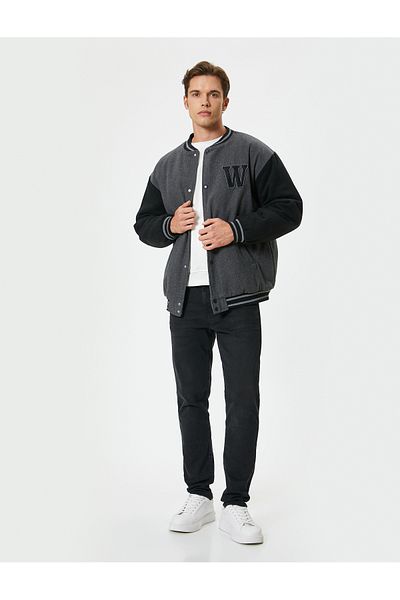 Koton Standard Waist Slim Fit Cotton Jeans - Brad Jean