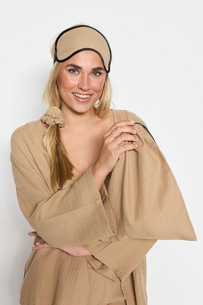 C&City 7 Piece Organic Cotton Muslin Set 9551 Beige