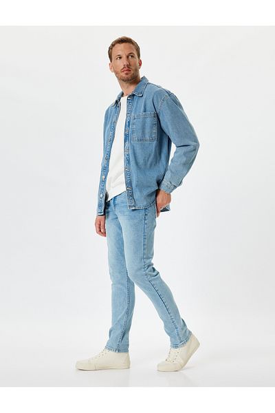 Koton Slim-Fit-Jeans mit Standard-Taille – Brad Jean