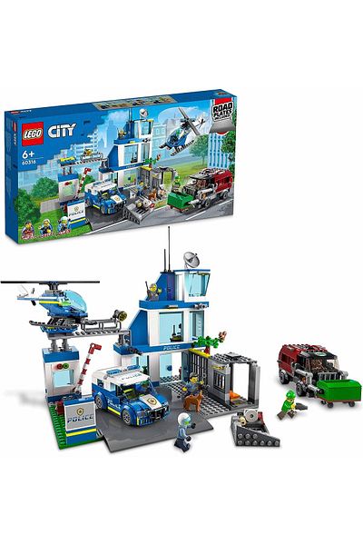 NcK City Police Center 60316 Toy Construction Set for Children Ages 6 and up (668 Pieces)