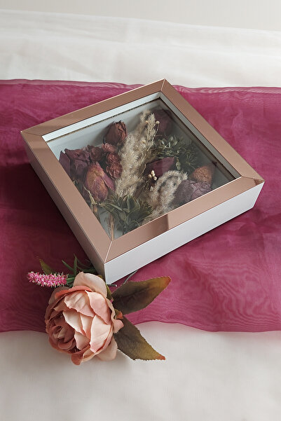 Verda Çerçeve 20x20x5 cm New Fashion Flower Pattern Memory Frame