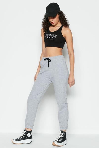 C&City Basic Jogger Sweatpants 734 Gray
