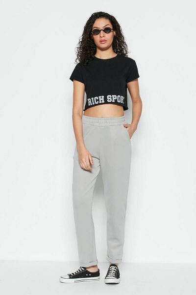 C&City Double Leg Sweatpants 807 Gray