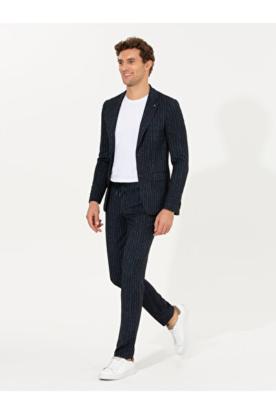 Cacharel Lacivert Ex. Slim Fit Kumaş Pantolon 50256182-VR033