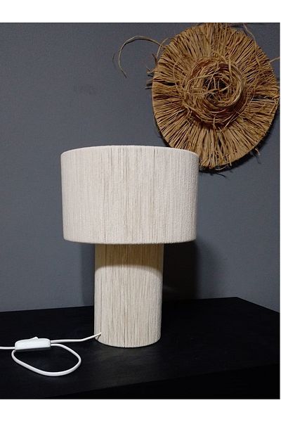 poplinhome Makrome Lamp Shade - Bedroom, Living Room, Bohemian Decor, Children's Room and Table Lamp
