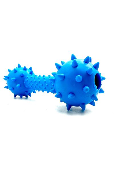 Tasma Market Dumbell Dog Toy - Bounty Food, with Storage Bowl and Tartar Prevention